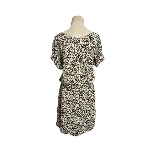 Obey animal print short sleeves mini dress M - Picture 16 of 16